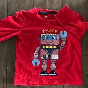 6-12 month robot long sleeve
